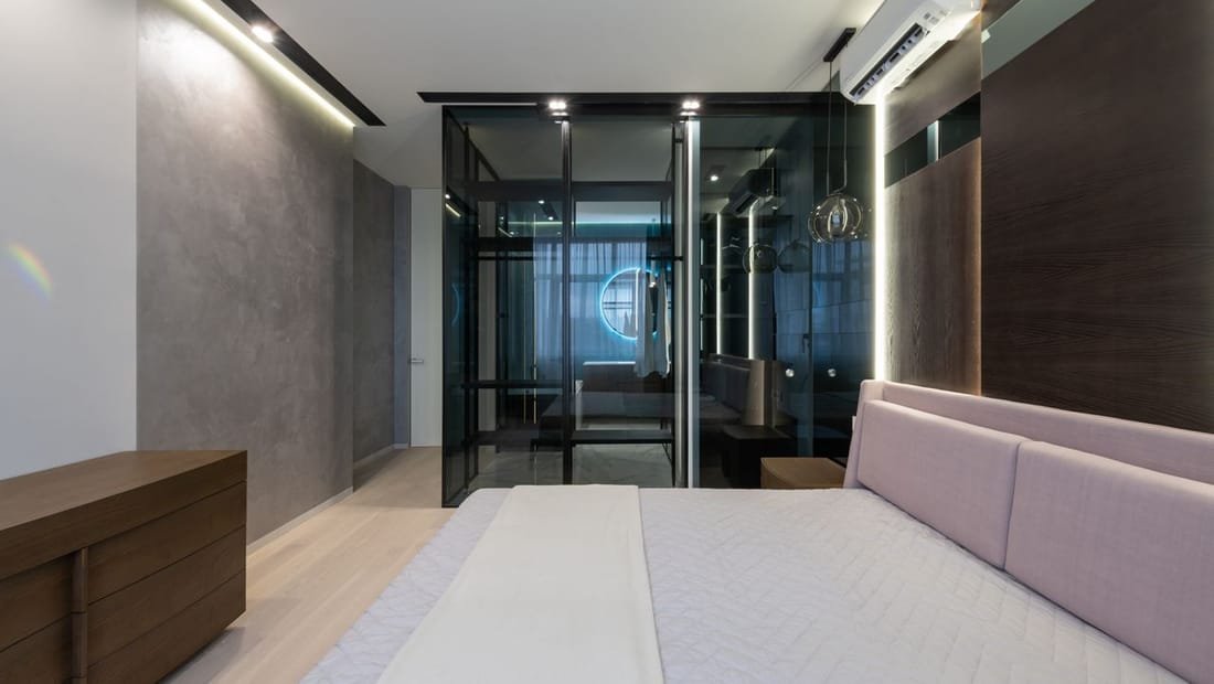 Modern hallway interior representing a polished site